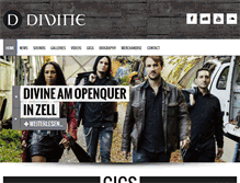 Tablet Screenshot of divinemusic.ch